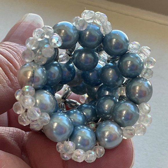 Vintage handmade beaded bells various colors 2” tall - Picture 5 of 11